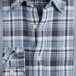 J. CREW Classic Flannel Long Sleeve Shirt/SIZE M